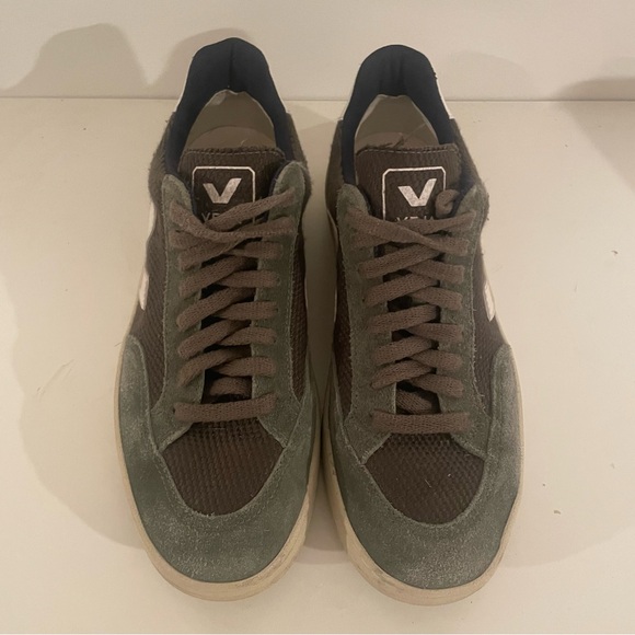 Veja Brown and White Sneakers - Picture 2 of 9